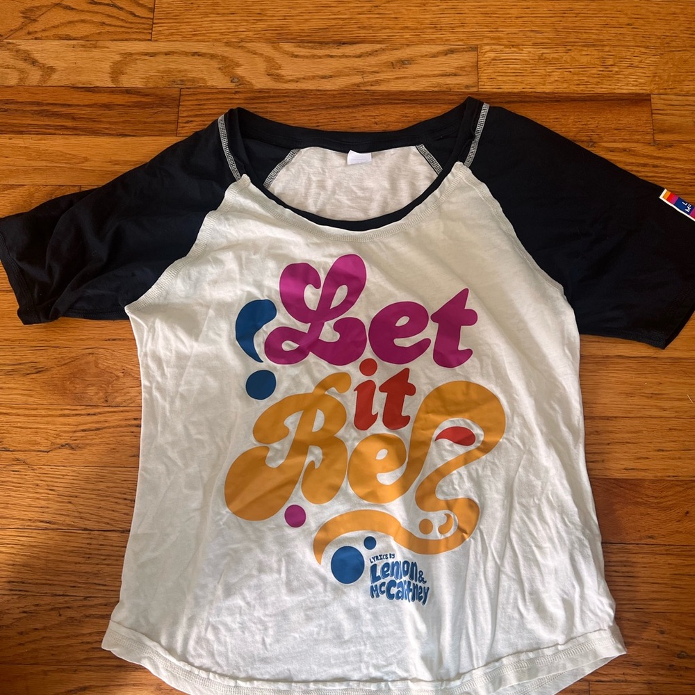 Zumba Fitness Women's Tee - Black Sleeves with Colorful Print